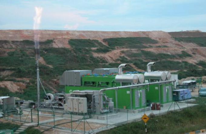 Worldwide Landfills, 2MW landfill gas project, Puchong, Malaysia